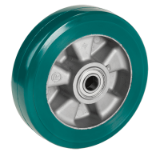 TR-Roll polyurethane wheels, aluminium centre