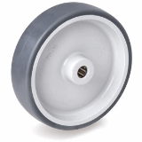 71PPCR - Thermoplastic rubber wheels, polypropylene centre, roller bearing bore