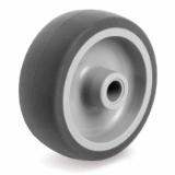 Grey non-marking thermoplastic rubber wheels with polypropylene centre - Grey non-marking thermoplastic rubber wheels with polypropylene centre